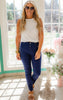 High Rise Color Denim Skinny Pants | FINAL SALE*