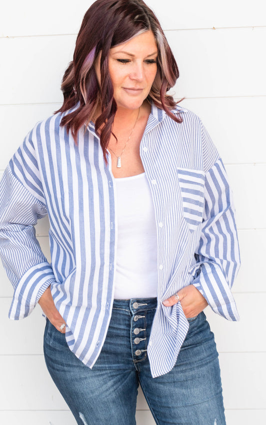 stripe blouse 