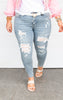 lace patch skinny jean 