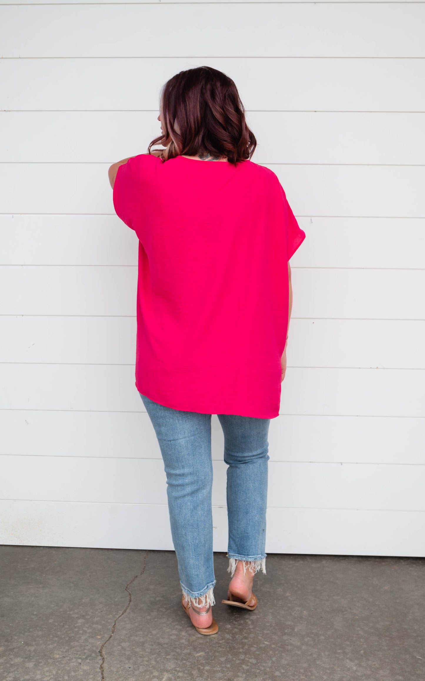 Fuschia Oversized Tunic - Final Sale