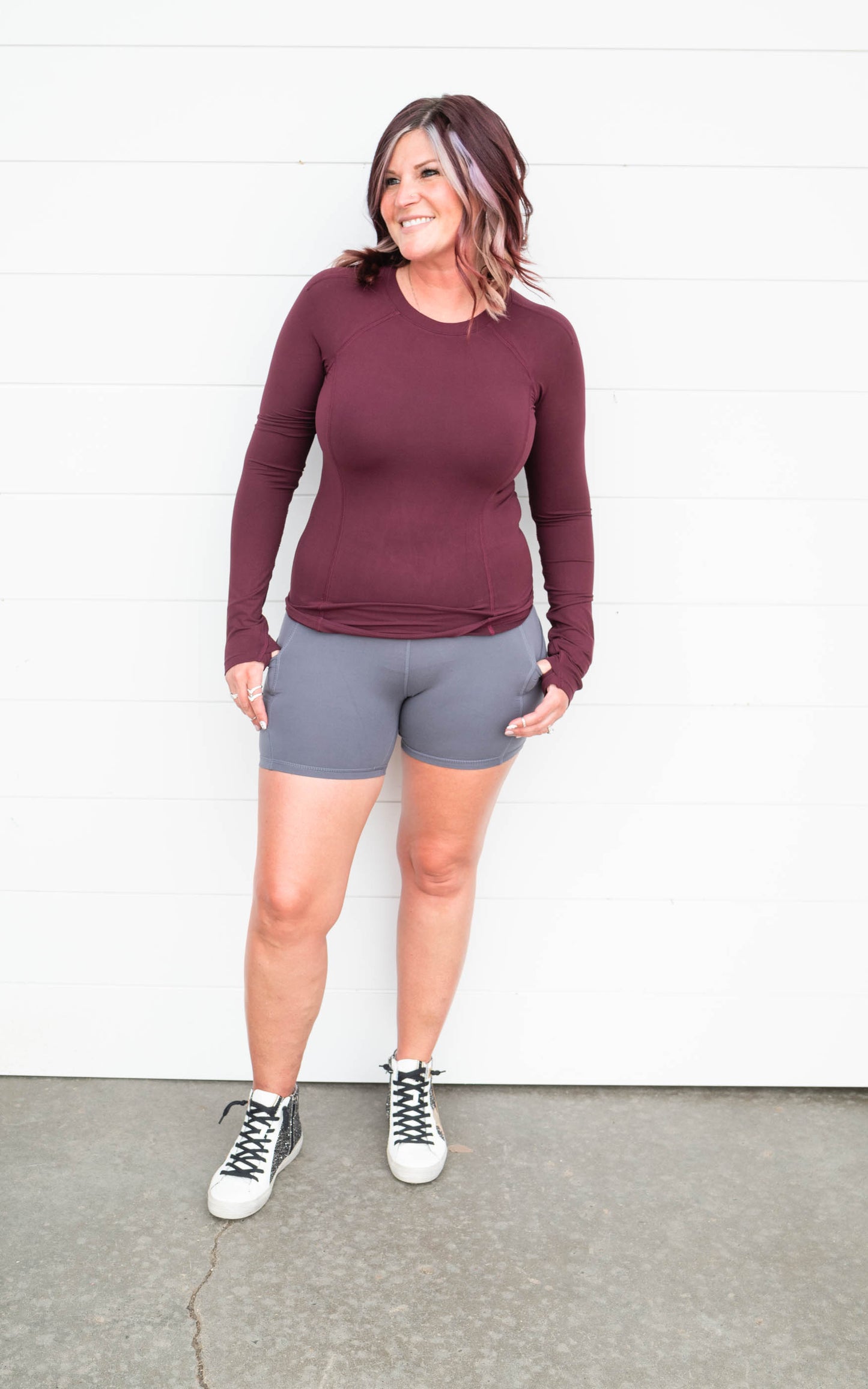 cassis long sleeve activewear top 