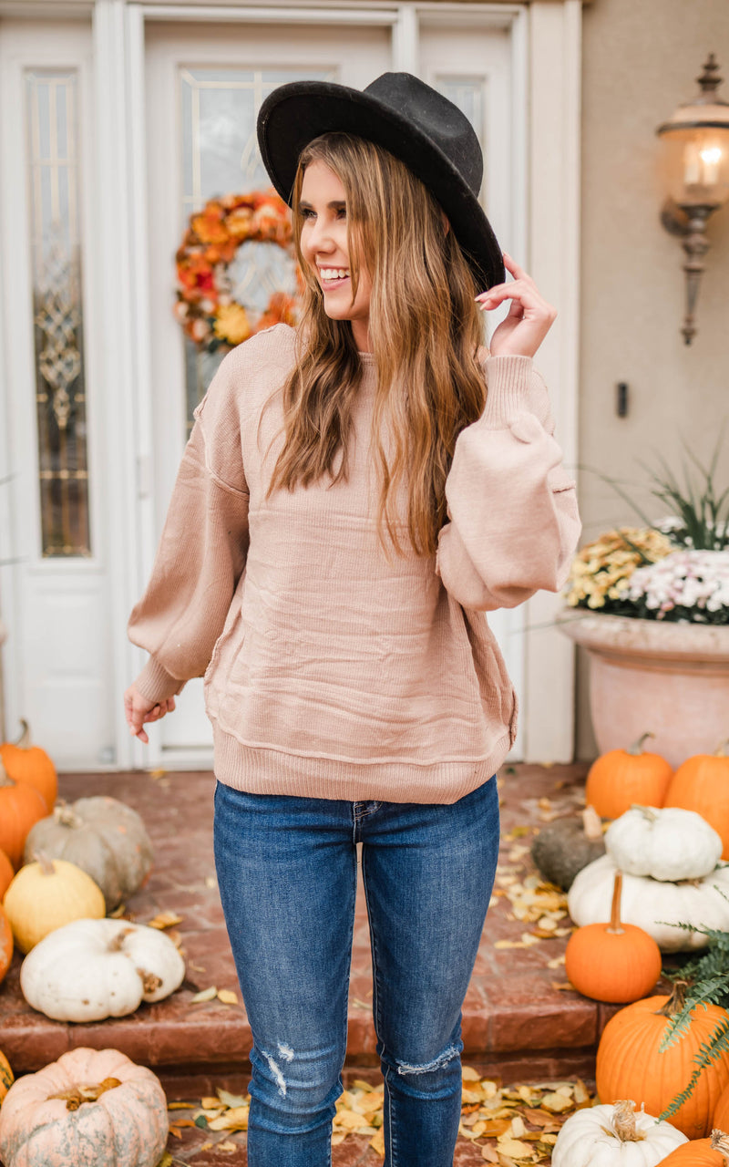 Sandra Bubble Sleeve Off the Shoulder | MIRACLE