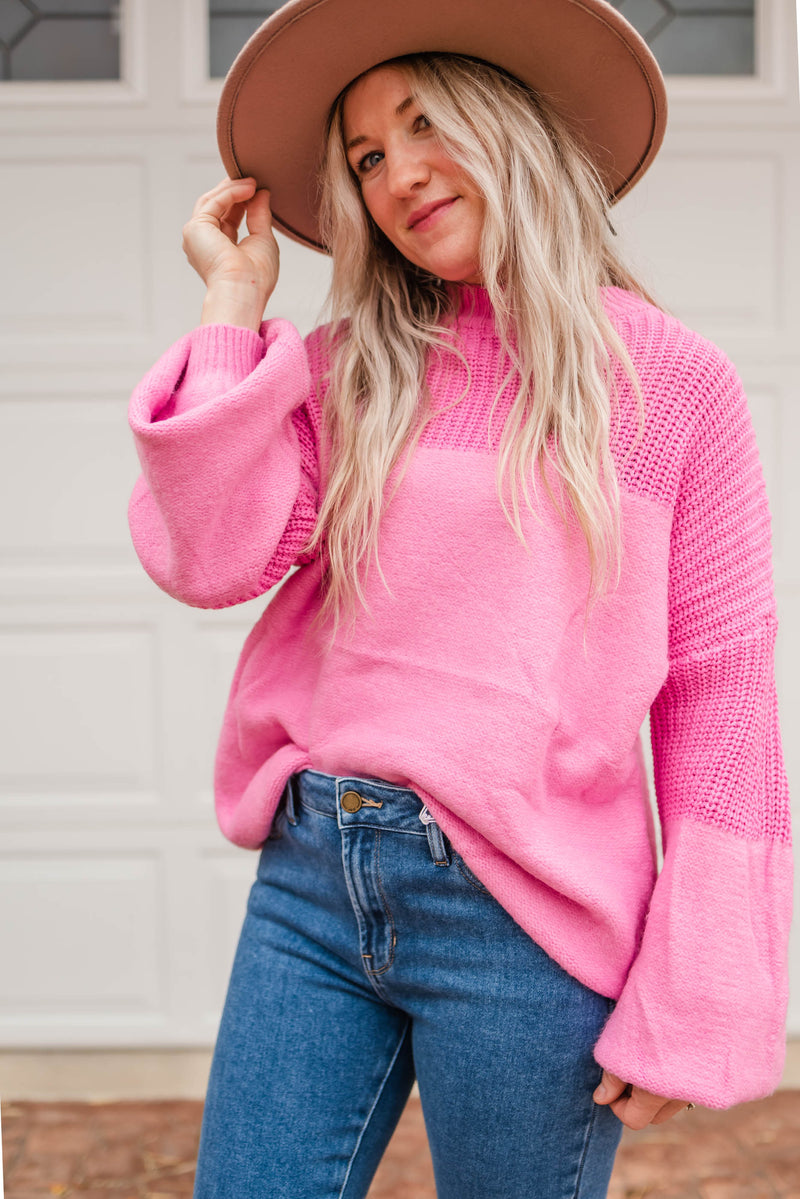 Love Pink Sweater - Final Sale
