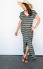 striped maxi dress 