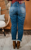 judy blue mid rise distressed jeans