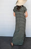 green striped maxi dress 