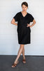 black t-shirt dress 