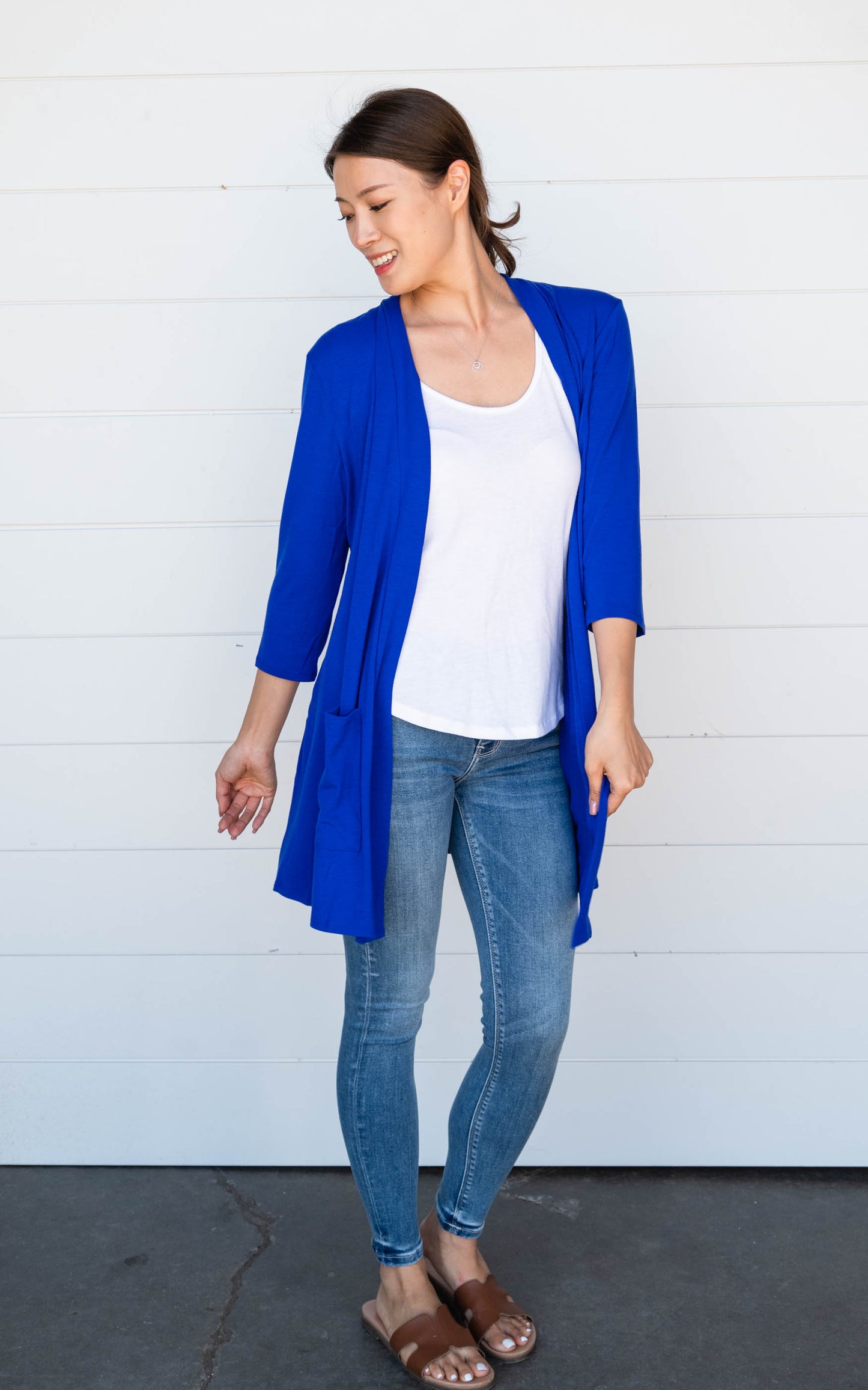 royal blue cardigan 