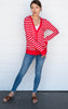 Striped Snap Front Cardigan - Part 1 - Final Sale*