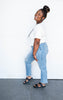 90's Hi Rise Slim Straight Leg Jeans- Judy Blue - Final Sale