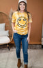 smile tie dye tshirt