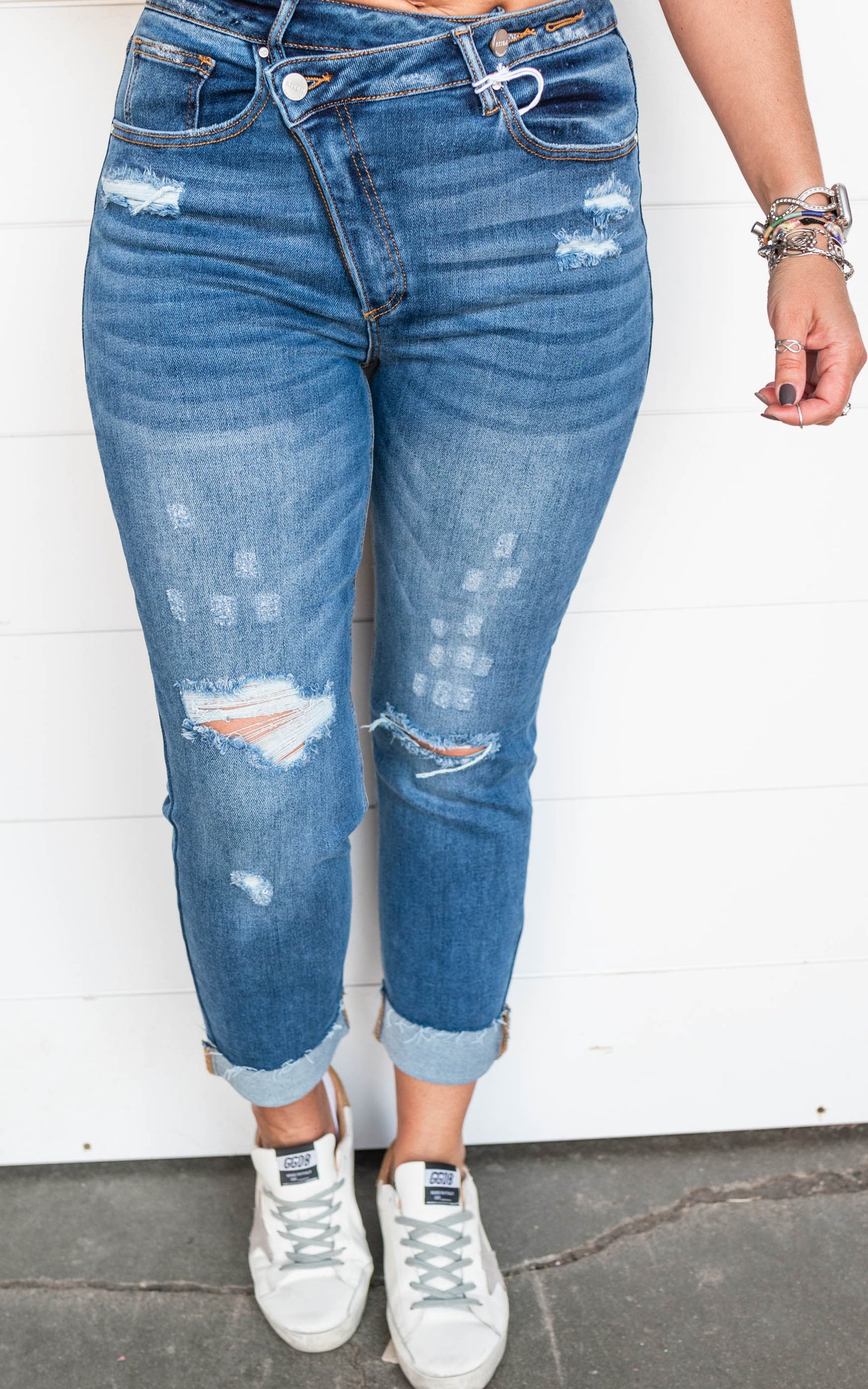 risen boyfriend denim 