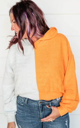 colorblock hoodie 
