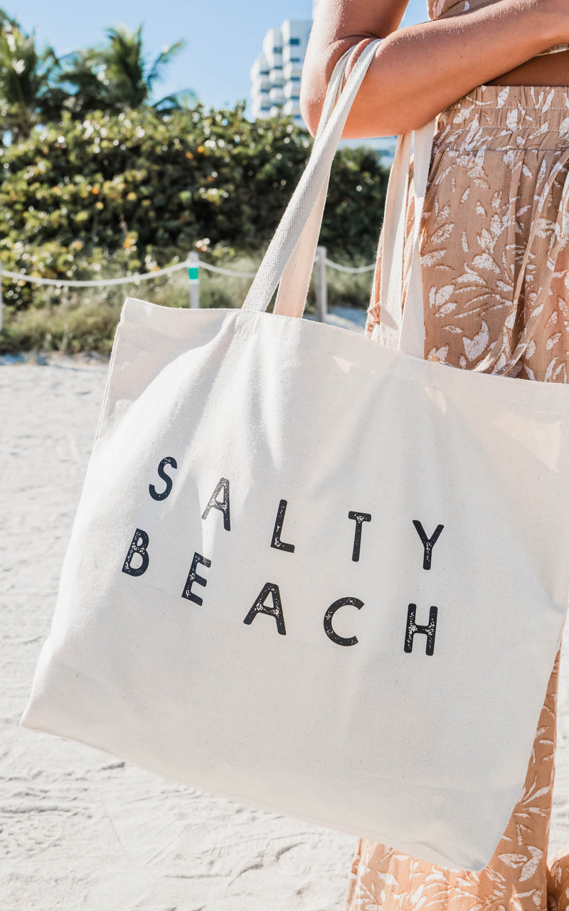 Salty Beach Tote Bag