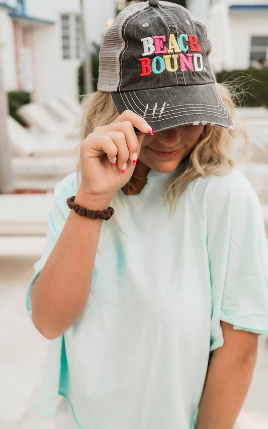 beach bound trucker hat 