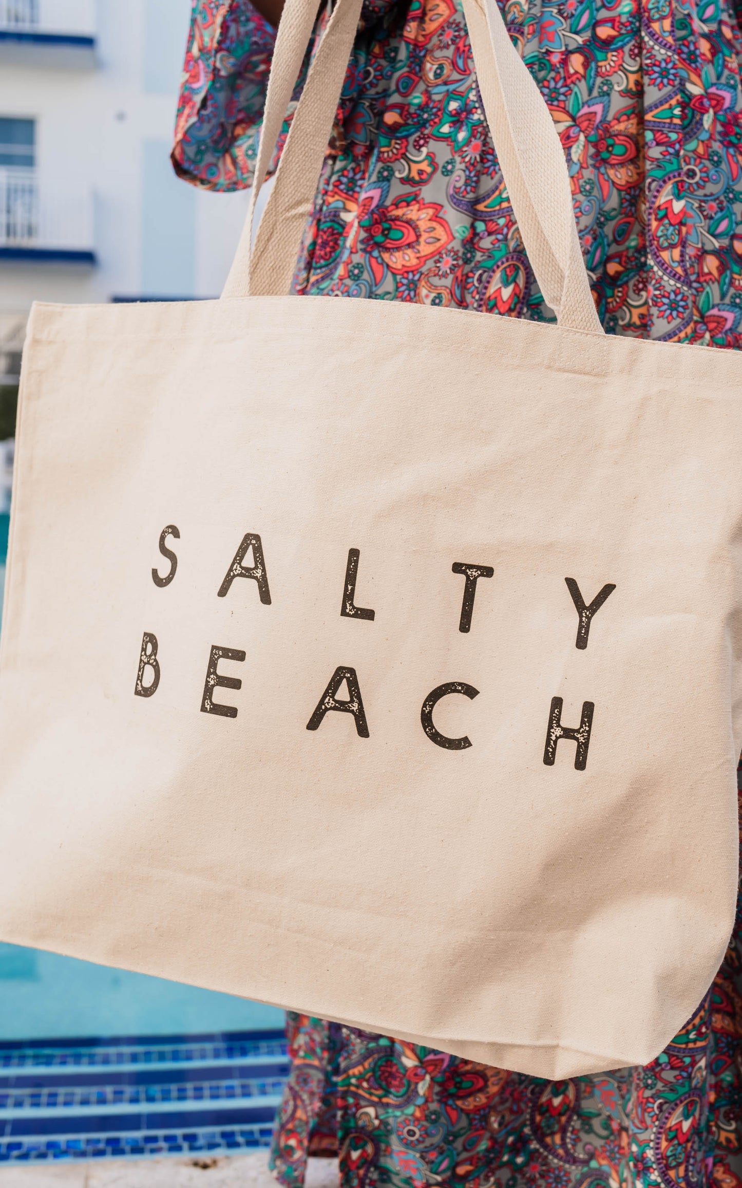 Salty Beach Tote Bag