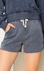 COZY CLUB DRAWSTRING LOUNGE SHORTS - Final Sale