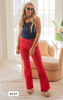 Ruby Hyperstretch High Rise Color Denim Bootcut Pants