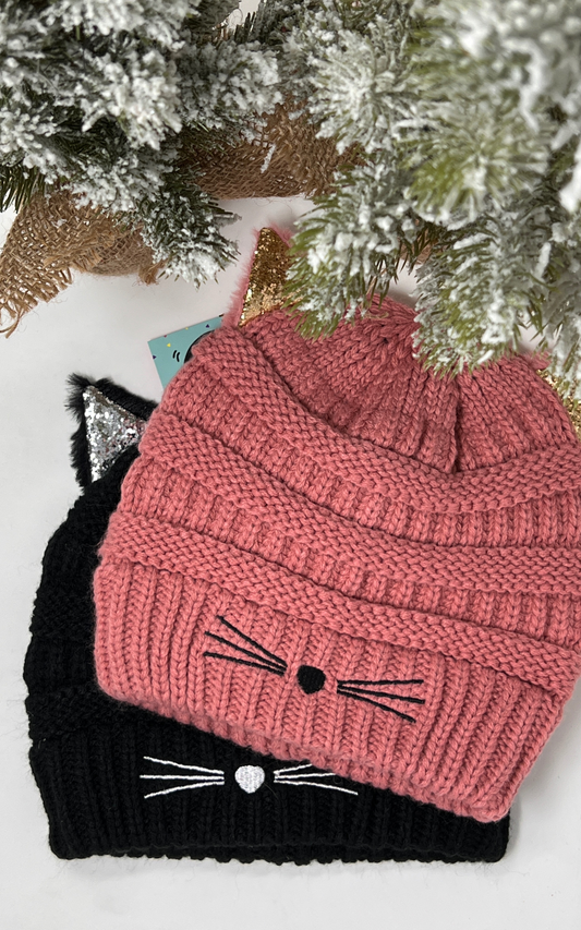 KIDS - Cat Beanie Hat