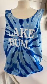 LAKE BUM TIE DYE TANK NAVY