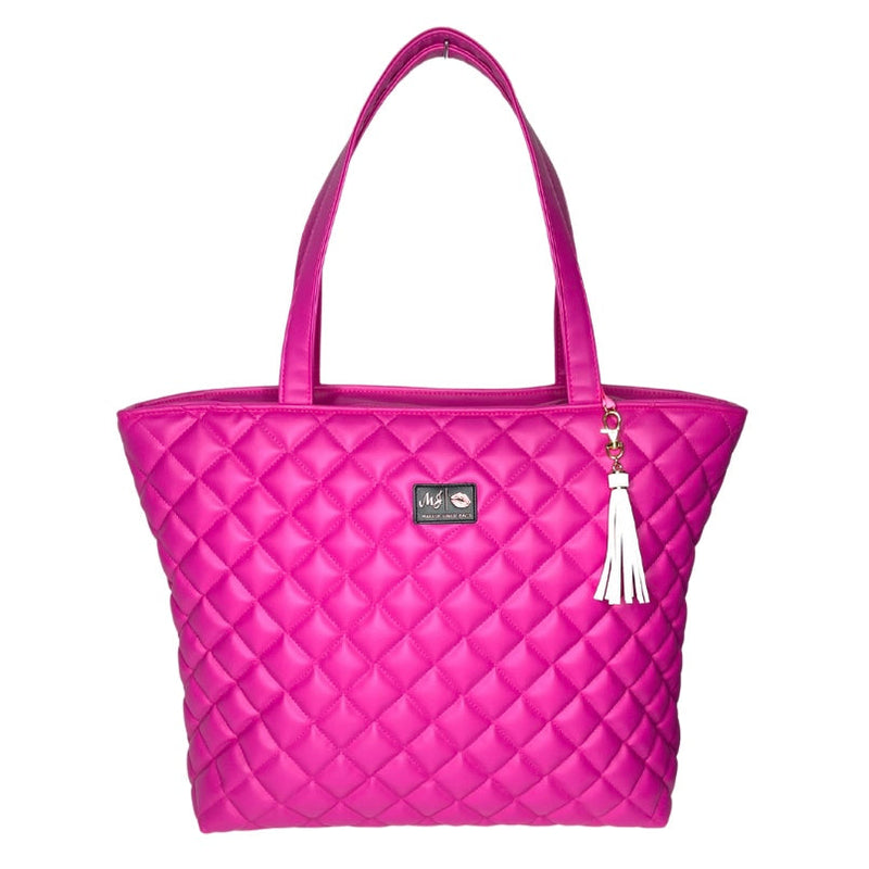 LIVE BOX- Quilted Hot Fuchsia Tote ** EST START SHIPPING DATE: MARCH 15TH