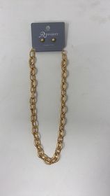 GOLD CHAIN LINK NECKLACE - Final Sale