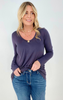 Rae Mode Basic V-Neck Long Sleeve Top