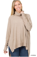 Cowlneck Tunic Sweater - Final Sale