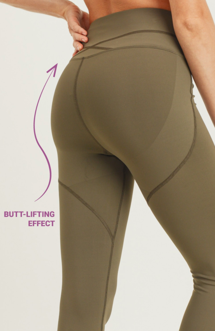 Booty-Pop Highwaisted Yoga Pants - Final Sale