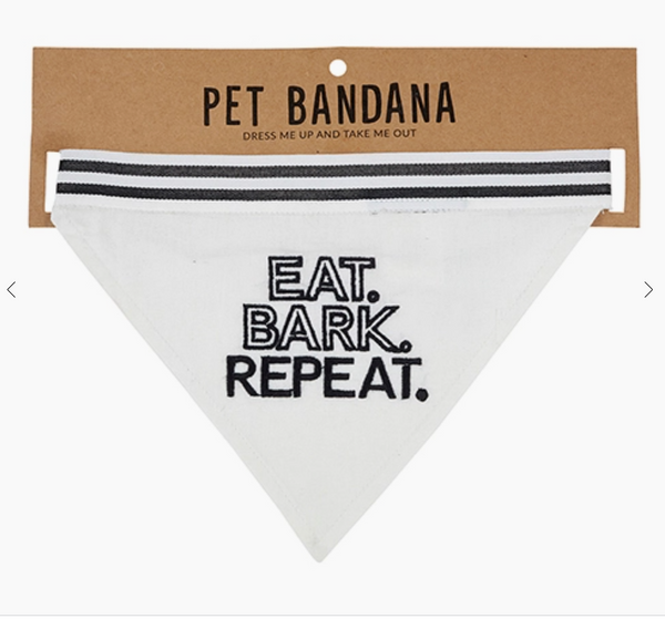 Eat Bark Repeat Dog Bandana | FINAL SALE