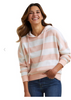 Fisher Island Striped Hoodie **