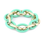 MULTI METAL LINK BRACELET STRETCH BRACELET - Final Sale