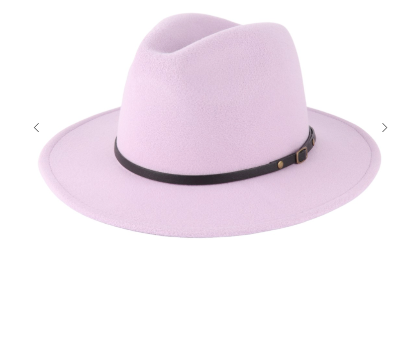 BRIM PANAMA HAT W/ PU BAND