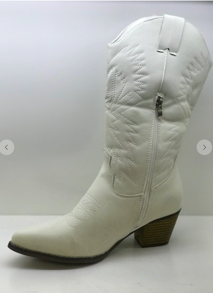 Nashville White CowGirl Boot