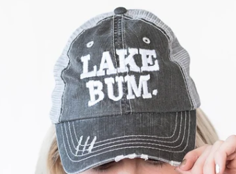 Lake Bum Hoodie Unisex Fit + FREE LAKE BUM HAT