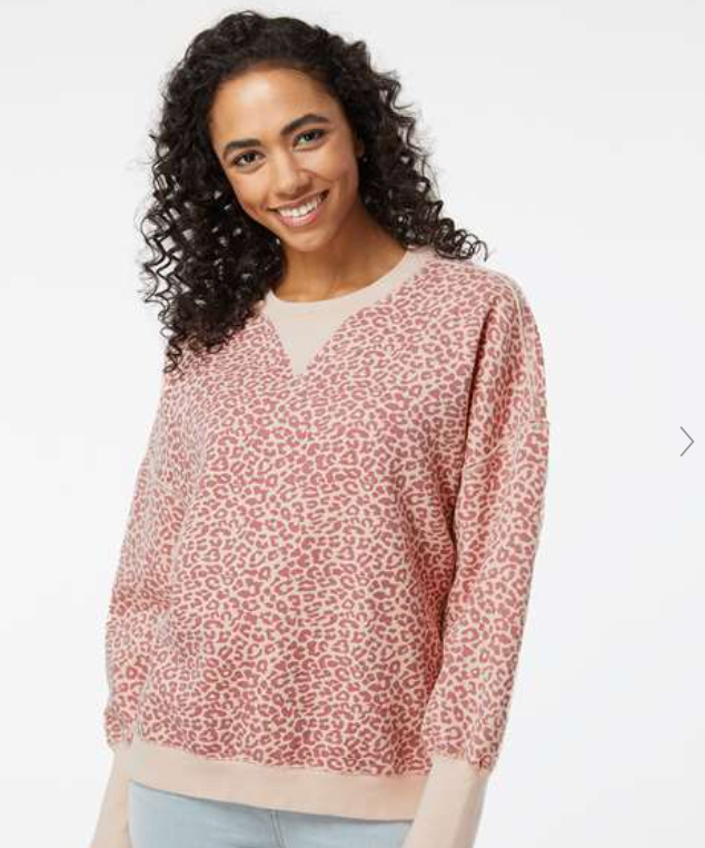 Cheetah Fleece Sweatshirt** - Final Sale