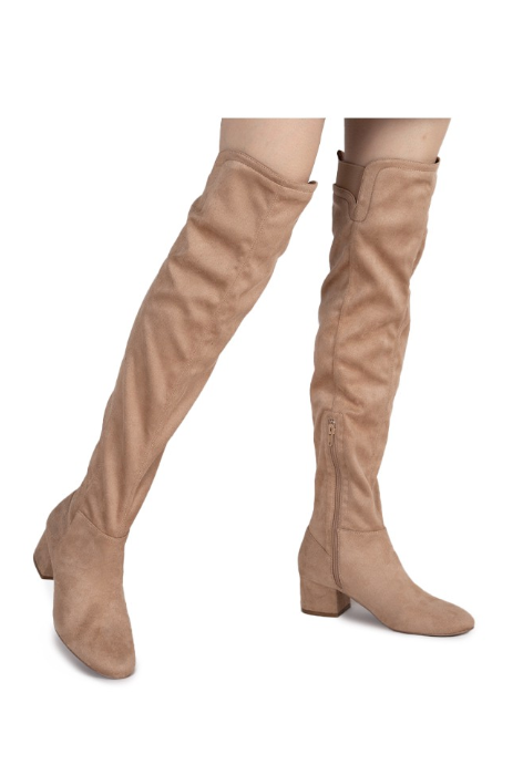 Over The Knee Suede Boot - Final Sale