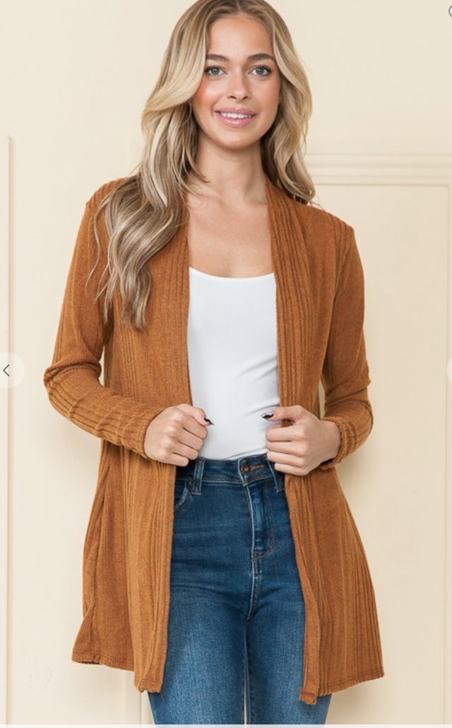 Ribbed Cardigan - Final Sale