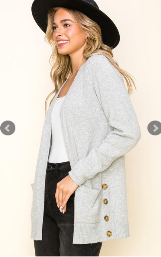 Button MARLED SWEATER CARDIGAN by Staccato - Final Sale