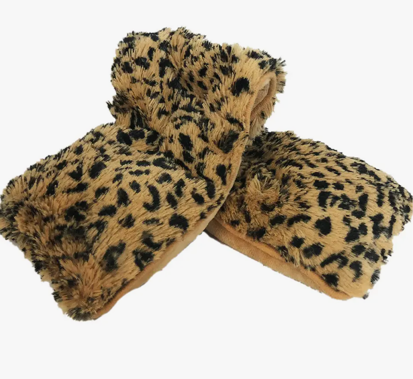 "Warmies" Leopard Plush Neck Wrap