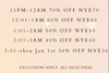 NYE Coupon Codes