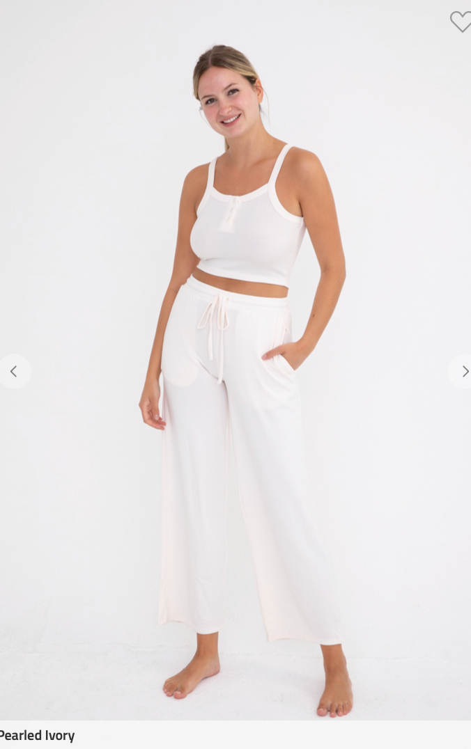 Brushed Wide Leg Lounge Pants by Mono B - Final Sale