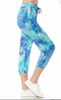 Buttery Soft Capri Tie Dye Joggers