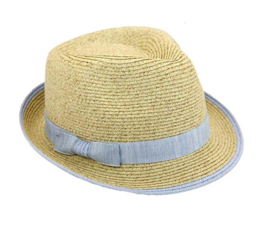 CHIC FASHION STRAW WOVEN FEDORA HAT