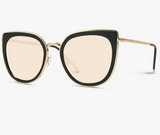 Shay Oversized Metal Frame Revo Cat Eye Sunglasses
