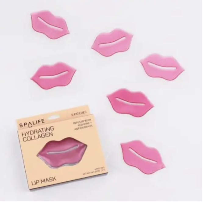 Hydrating Collagen & Red Wine Lip Mask 6 Pack