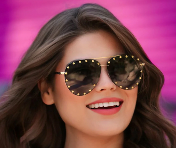 Showstopper Studded Sunglasses