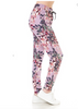 Mauve Flower Buttery Soft Jogger Pants - Final Sale