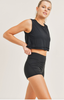 Double Layered Cropped Tank by Mono B - Final Sale