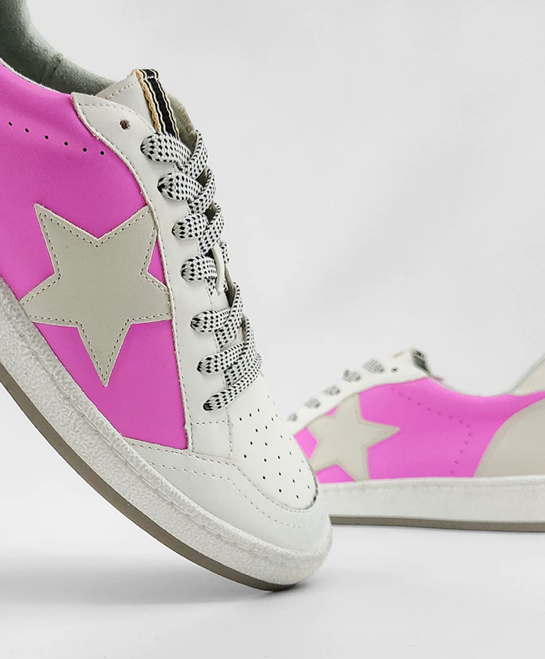 PAZ Neon Lilac Sneaker by Shu Shop